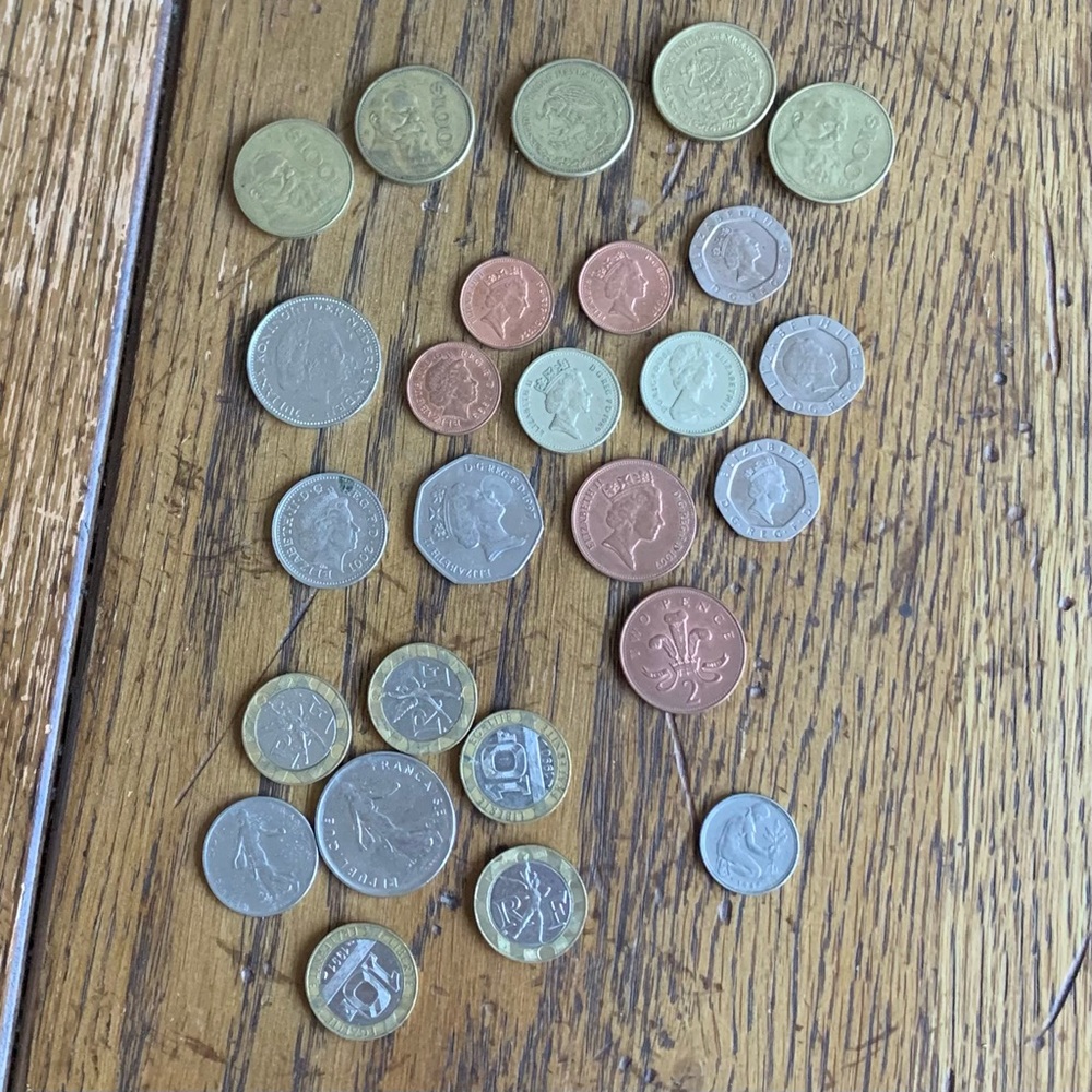 Random Foreign Coins Set